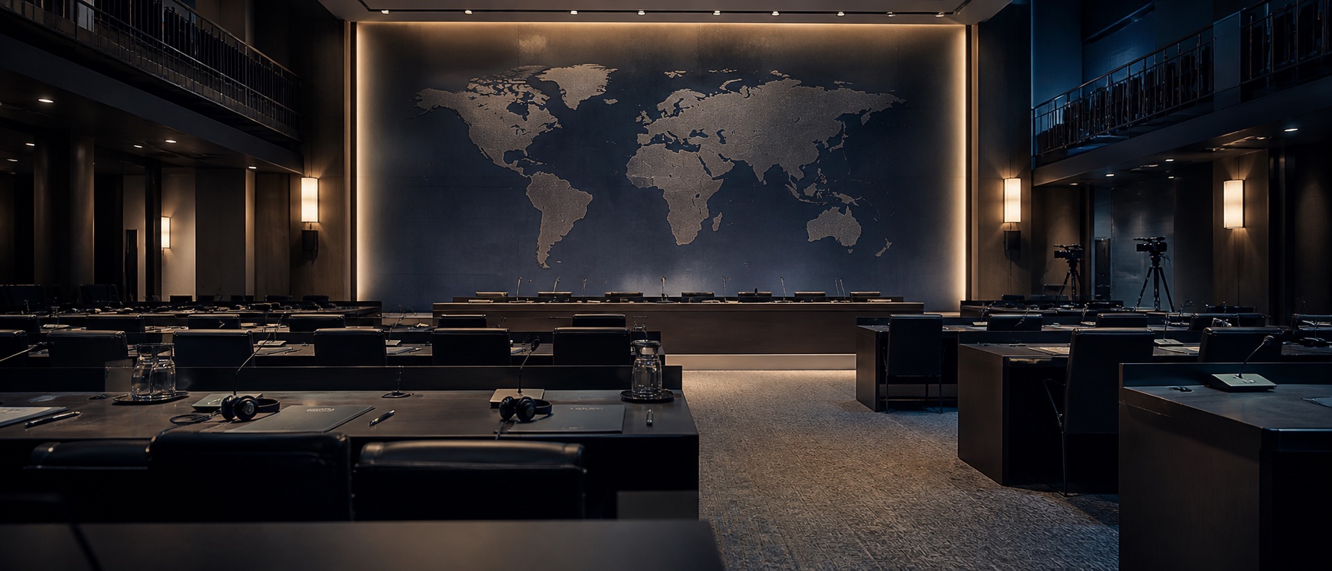 Escena diplomática internacional